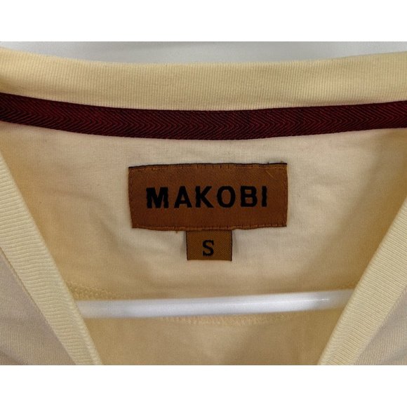 Makobi MK T Shirt Mens S Embroidered Finesse - Picture 4 of 8